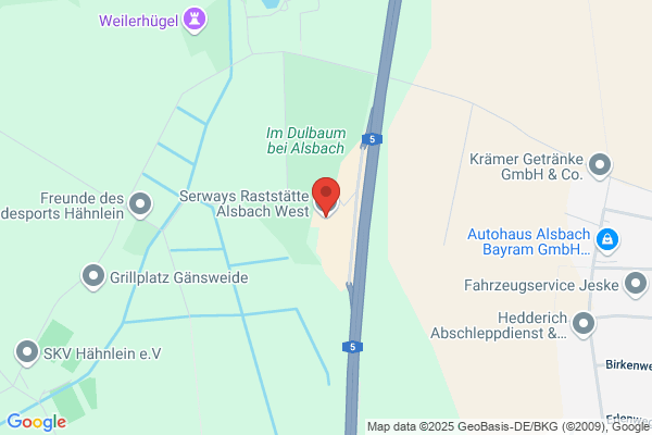 Serways Raststätte Alsbach
