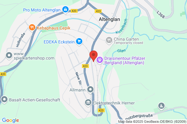 Draisinen-Ausleihstation und Bahnhof