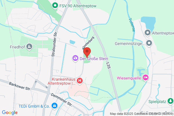 Stadt Altentreptow Sporthalle Am Klosterberg
