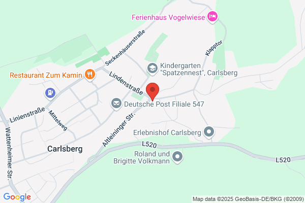 Protestantische Kirche in Carlsberg - Prot. Kirchengemeinde Carlsberg-Hertlingshausen