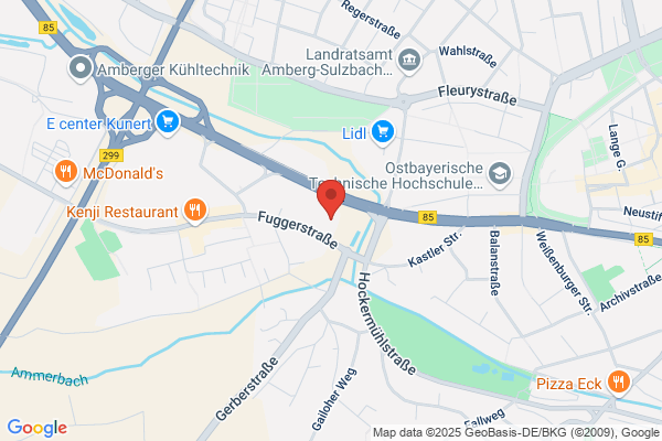 Tankstelle am Supermarkt
