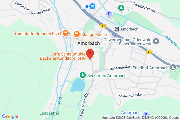 Café Schloßmühle, Bäckerei-Konditorei OHG