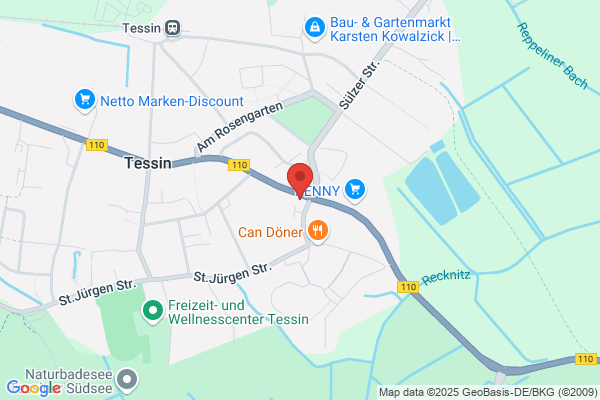 VR Bank Mecklenburg, SB-Geschäftsstelle Tessin