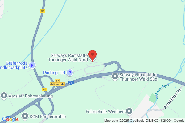 Serways Raststätte Thüringer Wald Nord
