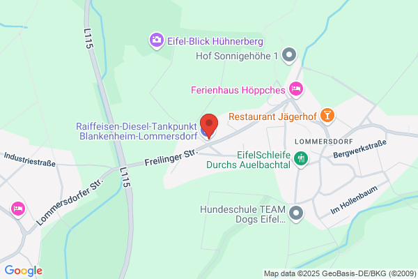 Raiffeisen-Diesel-Tankpunkt Blankenheim-Lommersdorf