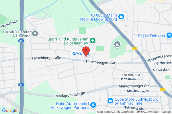 VR-Bank Ludwigsburg eG, SB-Filiale LB Hirschbergstraße
