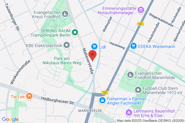 Zweigpraxis auf der Malteserstraße 170-172