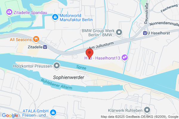 Kfz-Prüfstelle Berlin-Spandau-Am Juliusturm/ FSP Prüfstelle/ Partner des TÜV Rheinland