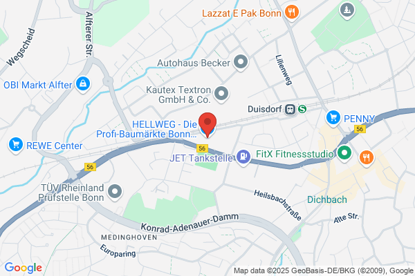 HELLWEG - Die Profi-Baumärkte Bonn-Duisdorf