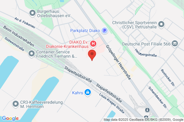 Emmaus-Kirche im Park des Diakonissen-Mutterhauses