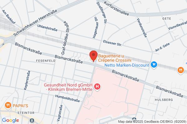 Crossini, Baguetterie u. Crêperie