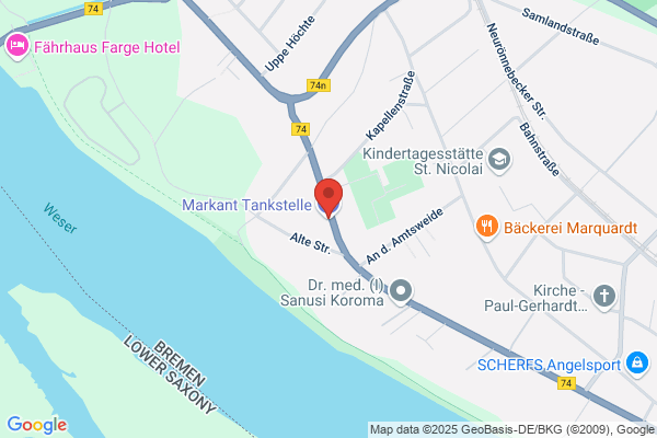 Markant Tankstelle