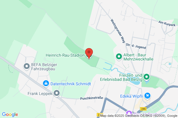 FC Borussia Belzig 1913 e.V. Geschäftsstelle und Stadion