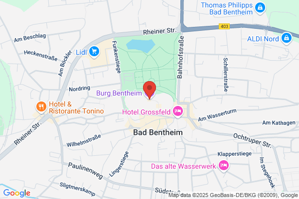 Besichtigungen Burg Bentheim
