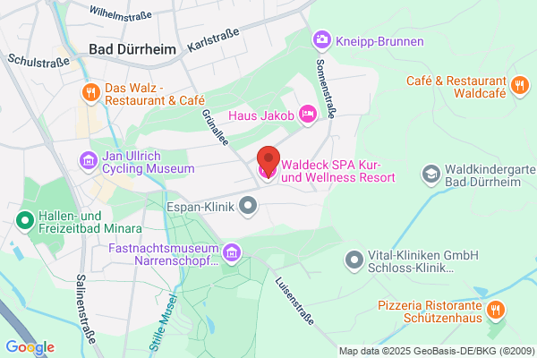 Restaurant im Parkhotel Waldeck Schrenk