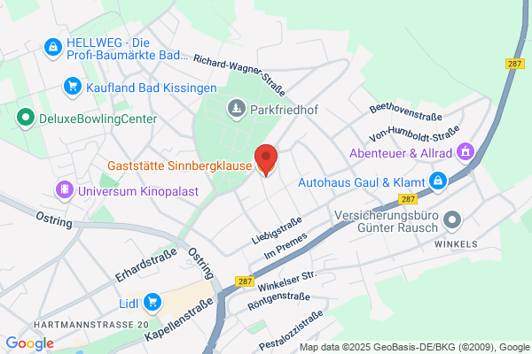 Restaurant Gaststätte Sinnbergklause