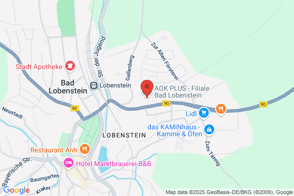 AOK PLUS - Filiale Bad Lobenstein