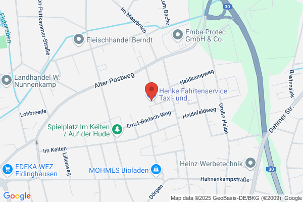 Henke Fahrtenservice Taxi- und Mietwagenbetrieb