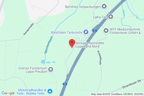 Serways Raststätte Lipperland Nord