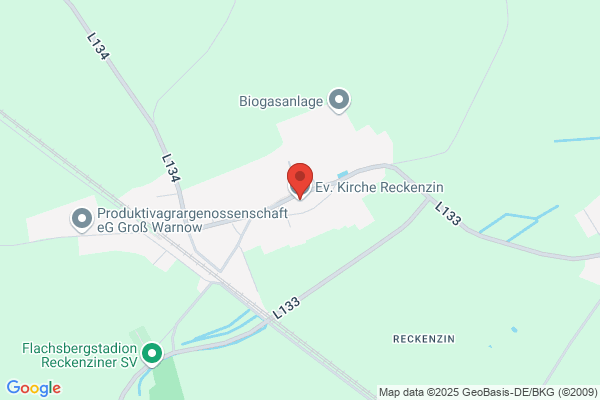 Kirche Reckenzin - Pfarrsprengel Westprignitz