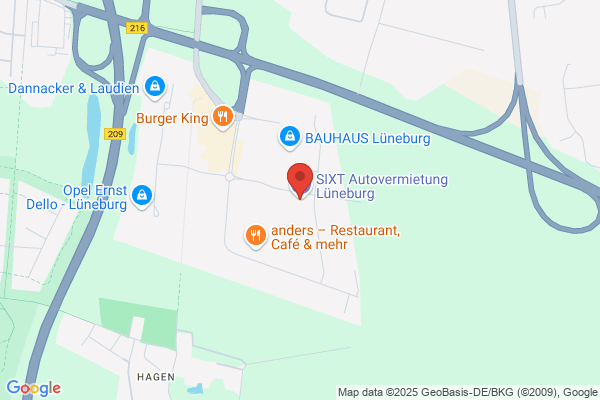 SIXT Autovermietung Lüneburg