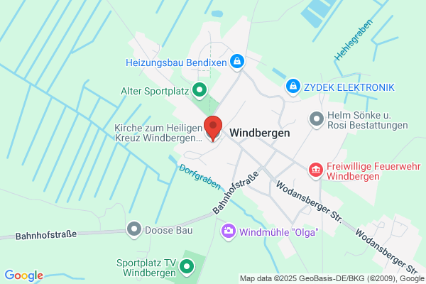 Kirche zum Heiligen Kreuz Windbergen - Ev.-Luth. Kirchengemeinde Windbergen-Gudendorf