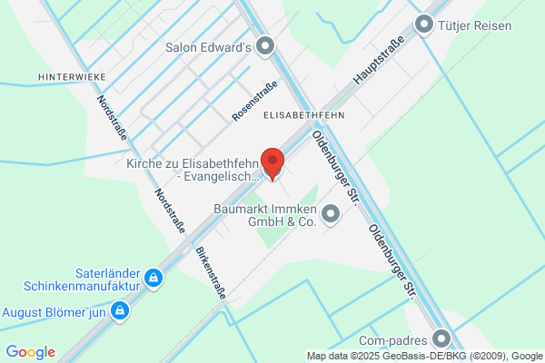 Kirche zu Elisabethfehn - Evangelisch-lutherische Kirchengemeinde Elisabethfehn