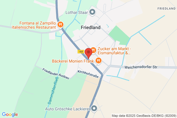 Kirche Friedland/Mark - Pfarrsprengel Beeskow