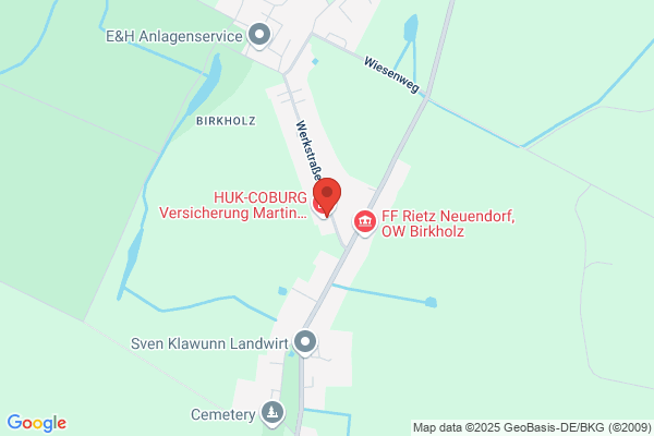 HUK-COBURG Versicherung Martin Schröder in Rietz-Neuendorf - Birkholz