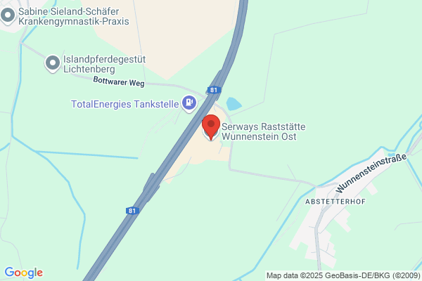 Serways Raststätte Wunnenstein Ost