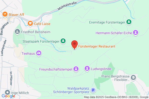Herrenhaus, Fürstenlager, Restaurant-Cafe
