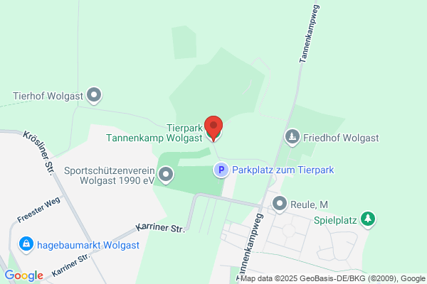 Tierpark Wolgast e.V. Kasse