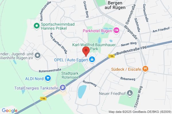 EWE Gasversorgung GR Brandenburg / Rügen Bezirksmeisterei