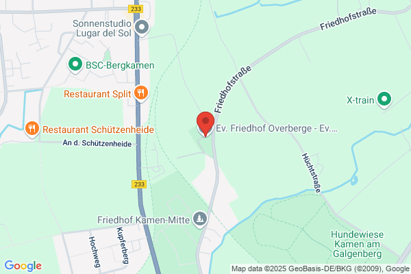Ev. Friedhof Overberge - Ev. Friedenskirchengemeinde in Bergkamen