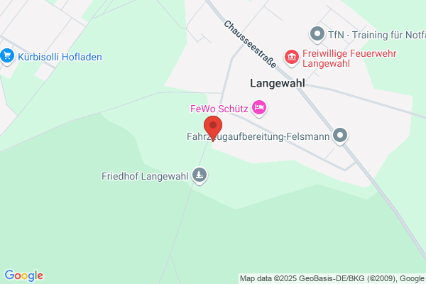 Kirche Langewahl - Ev. Martin-Luther-Kirchengemeinde Fürstenwalde-Süd