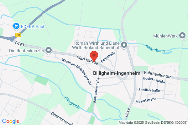 Protestantische Kirche Billigheim - Prot. Kirchengemeinde Billigheim-Ingenheim