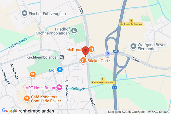Tankstelle am Supermarkt