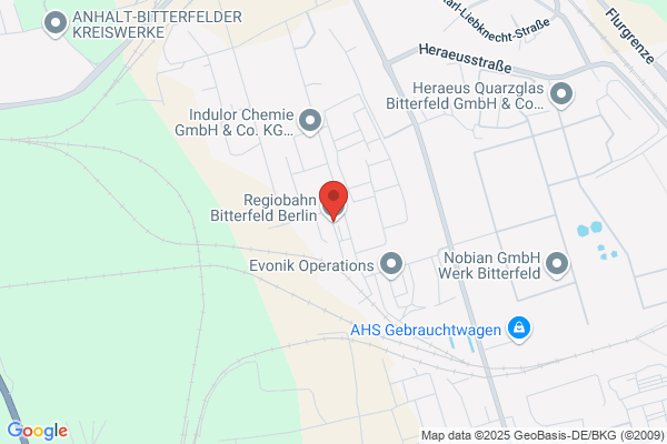 Regiobahn Bitterfeld Berlin GmbH(RBB) Chemie Park - Areal C