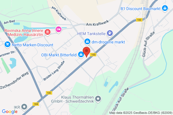 OBI Farbmisch-Service im Markt Bitterfeld