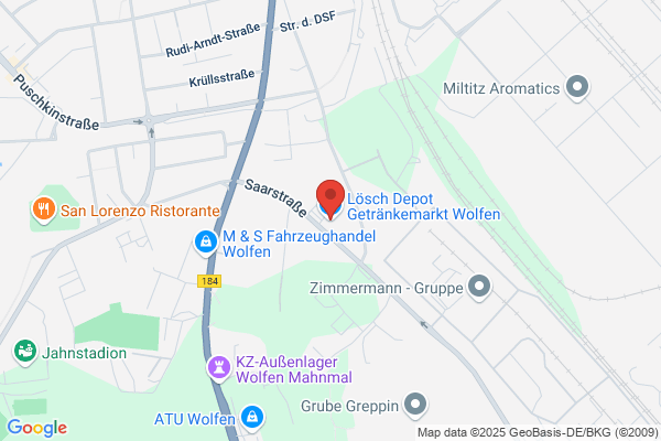 Lösch Depot Getränkemarkt Wolfen