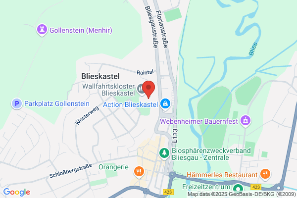 Pilgerrast im Wallfahrtskloster