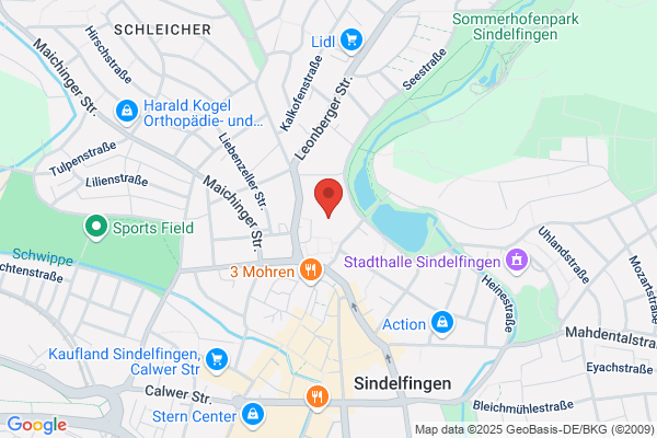 DLRG Sindelfingen, GeschäftsSt. Hallenbad