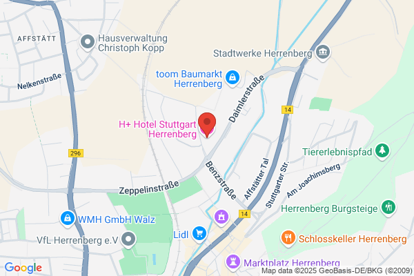 Im Hotel Landhaus Herrenberg Ristorante-Pizzeria La Vigna