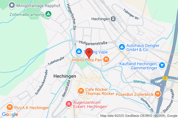 Volksbank Hohenzollern-Balingen eG, Geschäftsstelle Hechingen Unterstadt