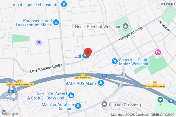 Volksbank Darmstadt Mainz, SB-Stelle Lidl Weisenau