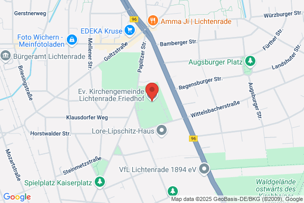 Kirchliche Friedhöfe
