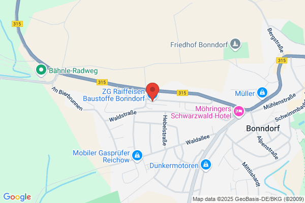 ZG Raiffeisen Baustoffe Bonndorf