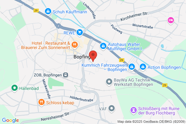 Bopfingen mit allen Dienststellen