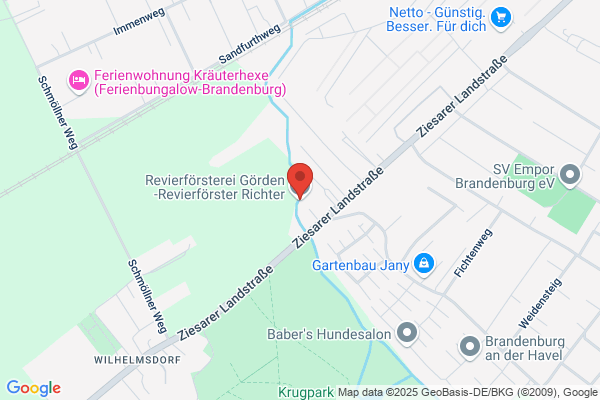 Revierförsterei Wenzlow - Revierförster Speuser
