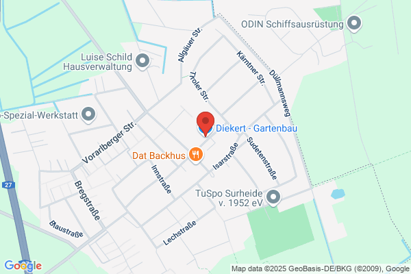 Diekert, Gartenbau